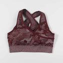 Women Camo Seamless Sport Bra Top Back Cross PaddedThe Women Camo Seamless Sport Bra Top Back Cross Padded offers superior comfort with a soft waist band. It's crafted from breathable, lightweight materials, providin0formyworkout.com