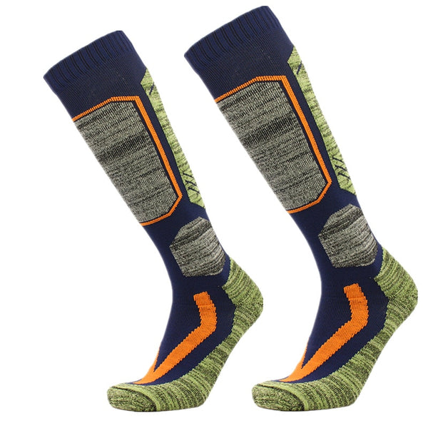  Warm Long Cotton Ski Socks for Men and Women 