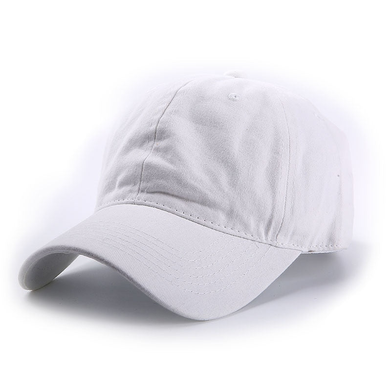 Acheter white-cap Solid Vintage Visor Cotton baseball Cap