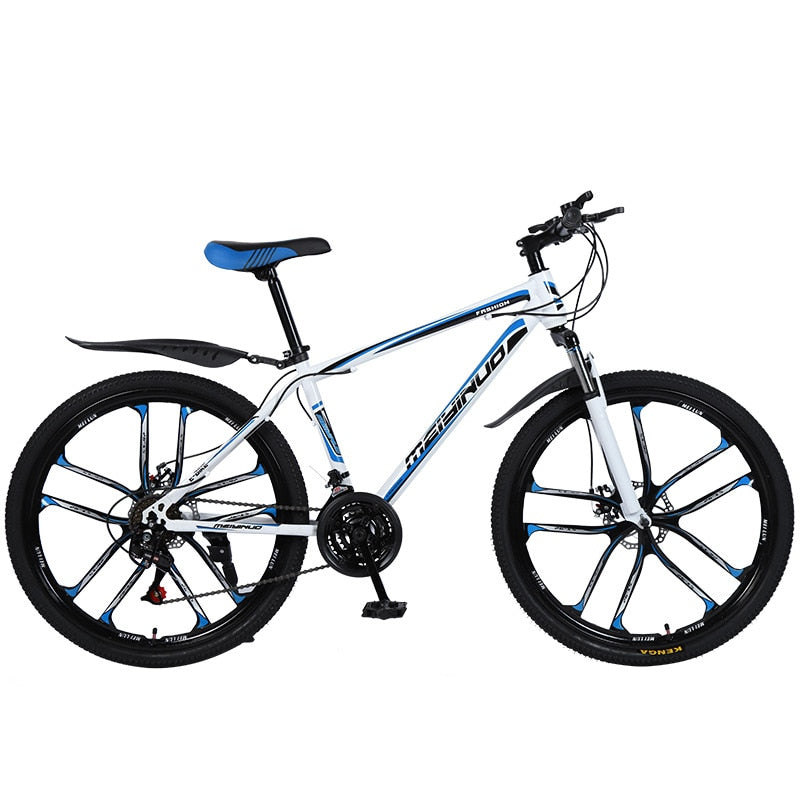 26 Inch WolfAce 21/24/17 Speed Mountain Bike With Double Disc Brakes