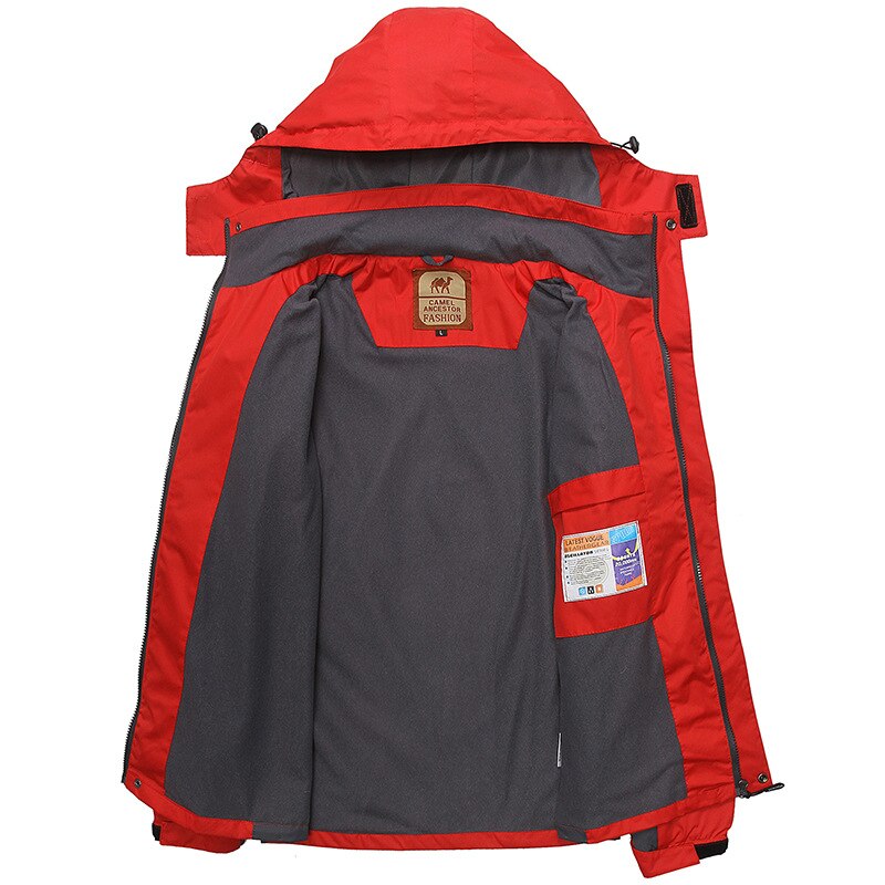 Ladies Outdoor Jackets Thin Large Size Waterproof Mountaineering Clothes Outdoor Riding Windbreaker