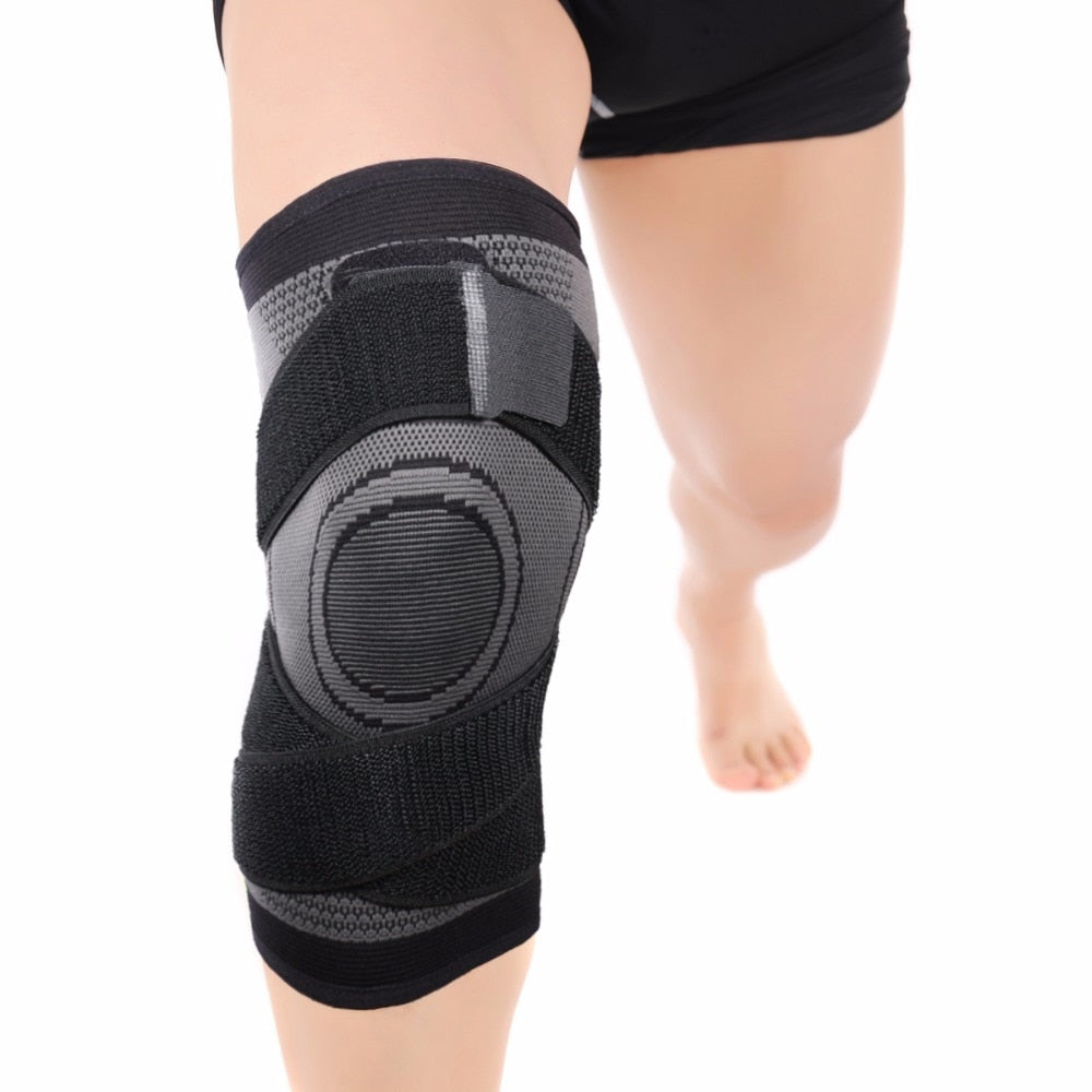 Sports Fitness Knee Pads Support Bandage Braces Elastic Nylon Support