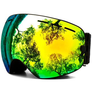 Compra c4-black-gold MAXJULI Ski Goggles - Interchangeable Lens - Premium Snow Goggles For Men and Women