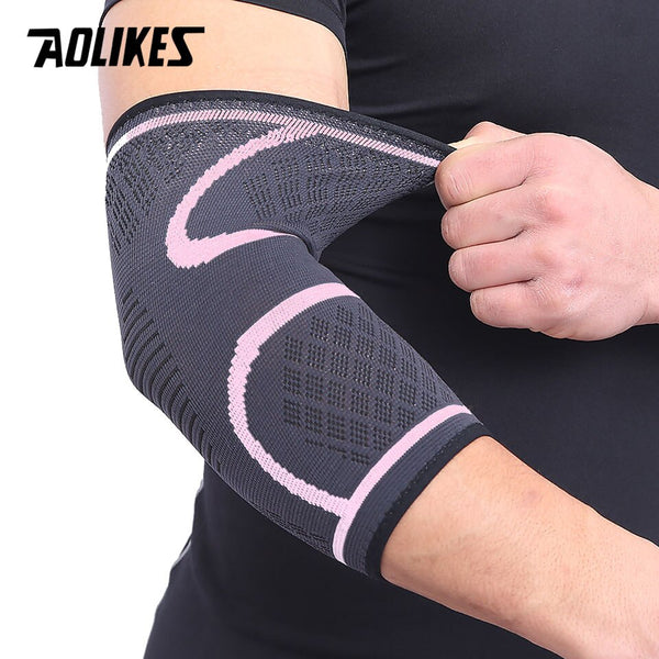 1 Pair  Breathable Elastic Elbow Pads and Support 