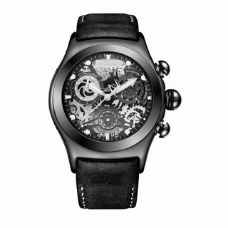 Reef Tiger/RT Chronograph Skeleton Dial Sport Watches for Men