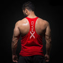 Cotton Y back-shape Bodybuilding Tank Tops, Gym Shark Men, JD Sports, Decathlon