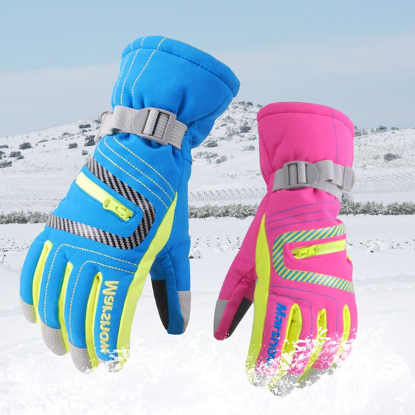 Men, Women & Children Warm Waterproof Ski and Cycling Gloves