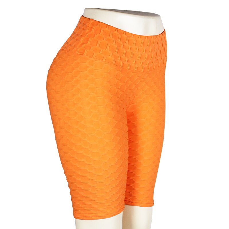 Acheter orange Women High Waist Shorts with Out Pocket Activewear for Running &amp; Fitness