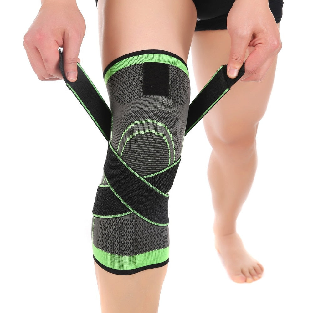 Sports Fitness Knee Pads Support Bandage Braces Elastic Nylon Suppor