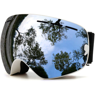 Compra c13-white-silver MAXJULI Ski Goggles - Interchangeable Lens - Premium Snow Goggles For Men and Women