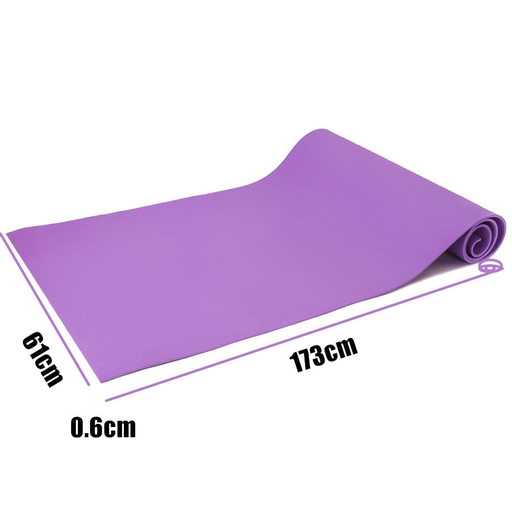 EVA Yoga Mat 6MM Anti-skid Thick Sports Fitness Mat Comfort Foam Pad