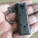 Emergency Survival Whistle Keychain for Hiking Camping Outdoor Sports Tools EDC gear Double Channel Whistle