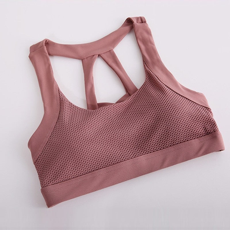 Push Up padded wire-free Nylon Spandex Sports BraThis wire-free sports bra is made from a high-quality blend of nylon and spandex for a durable yet comfortable fit. Padded and supportive, it is designed to keep you0formyworkout.com
