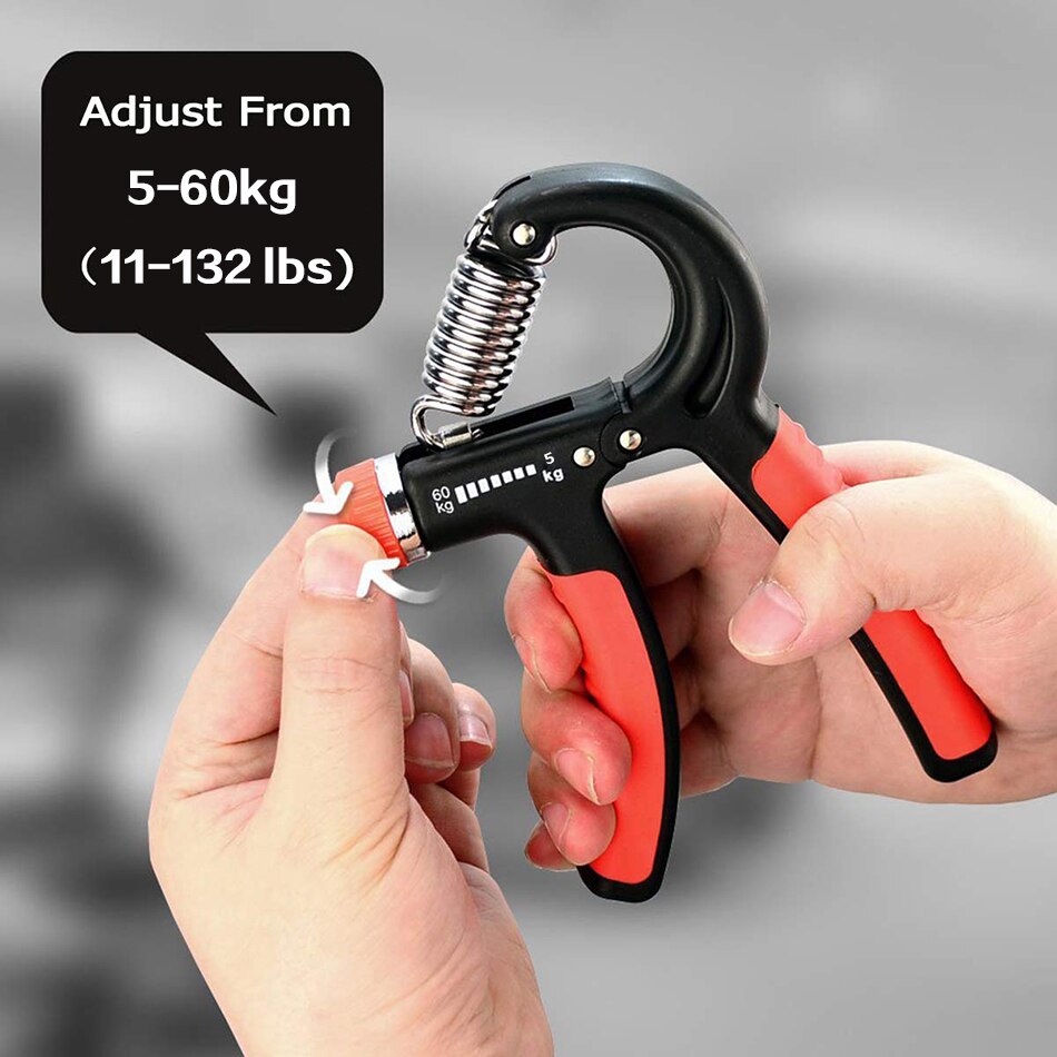 WorthWhile 5-60Kg Adjustable Hand Grip Strength Grip Exercise