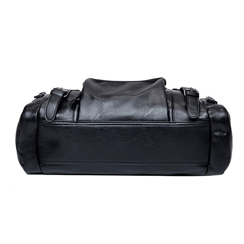 Luxury Leather "Messenger" style Duffel Bag High Quality