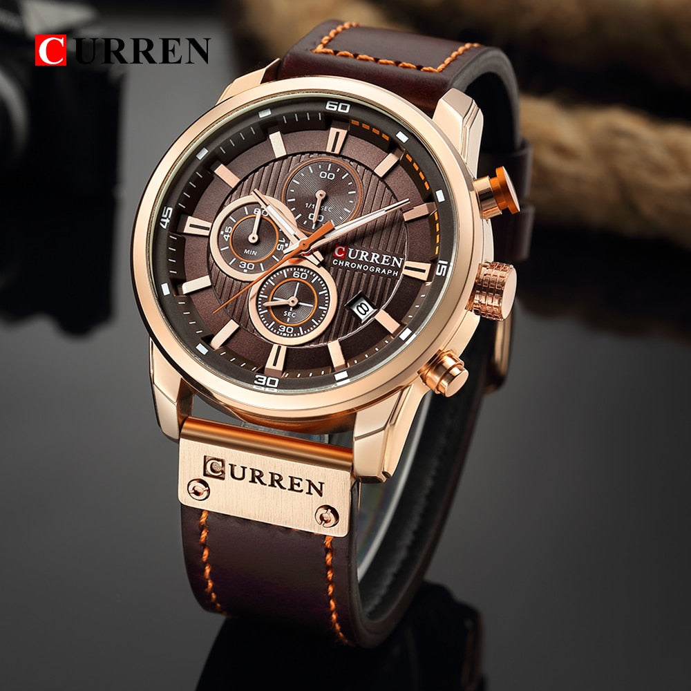 CURREN Fashion Date Quartz Men Watches Top Brand Luxury watch