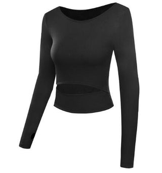 Yoga Long Sleeve Workout Crop Tops and Leggings Yoga Clothing 