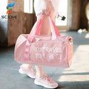 Gym Sports Bag with Dry / Wet Separation ladies gym bag