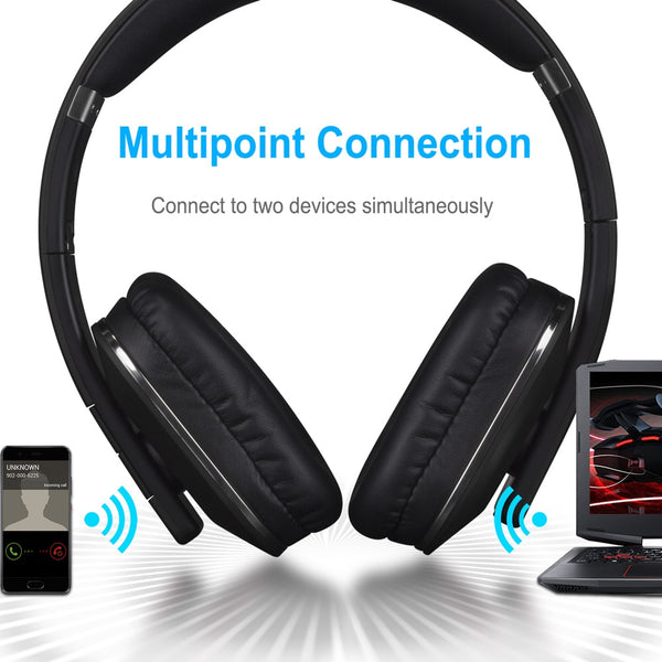 EP650 Bluetooth Wireless Headphones with Mic/NFC/APP Over - Ear pads