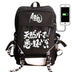 JJapan Anime USB Charging Laptop Backpack  backpack Bag