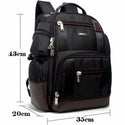 Large Capacity multifunctional water proof backpack with inside pockets and zipper