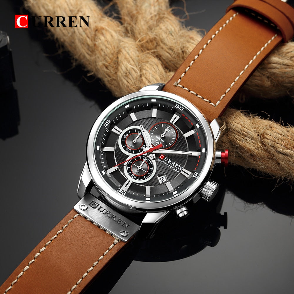 CURREN Fashion Date Quartz Men Watches Top Brand Luxury watch