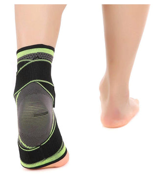 1 Pc Sports Ankle Brace Compression Sleeve with Straps