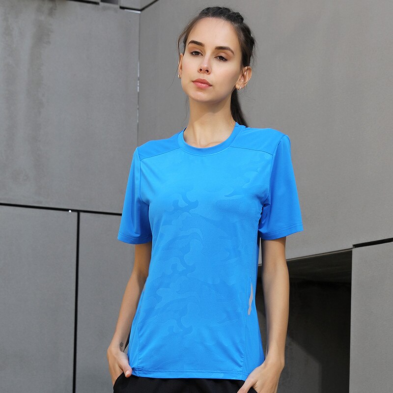 Compra blue Quick Dry Yoga &amp; Running Tee for Women