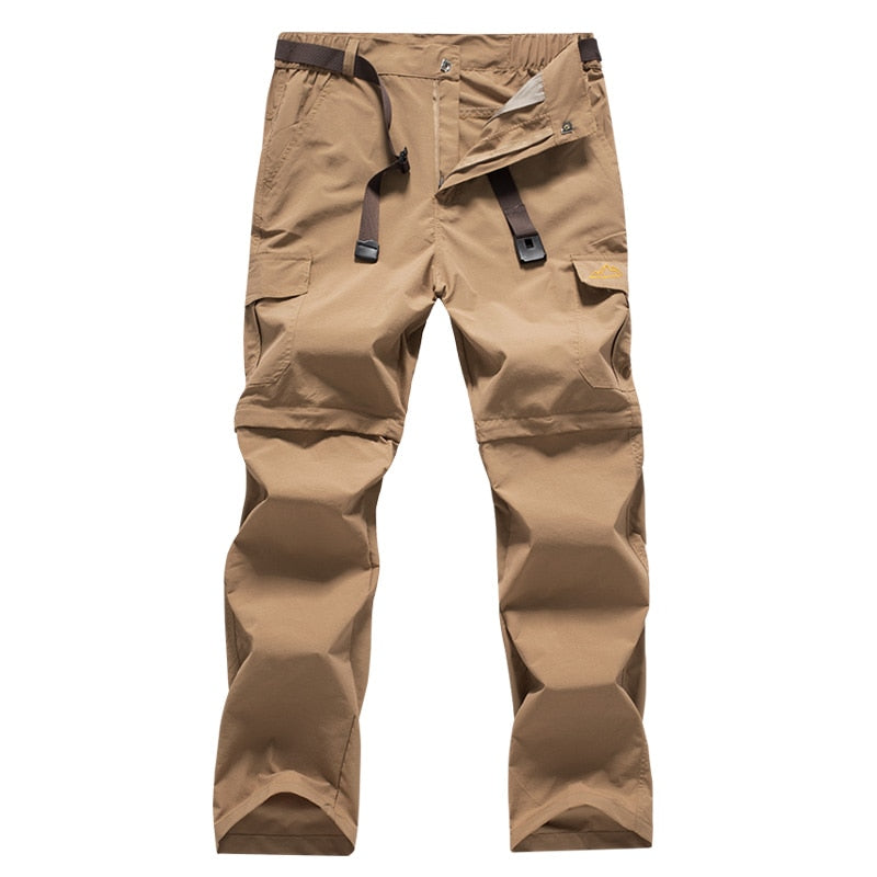 Tactical Lightweight Zip Off Quick Drying Convertible Cargo Pants - Shorts 