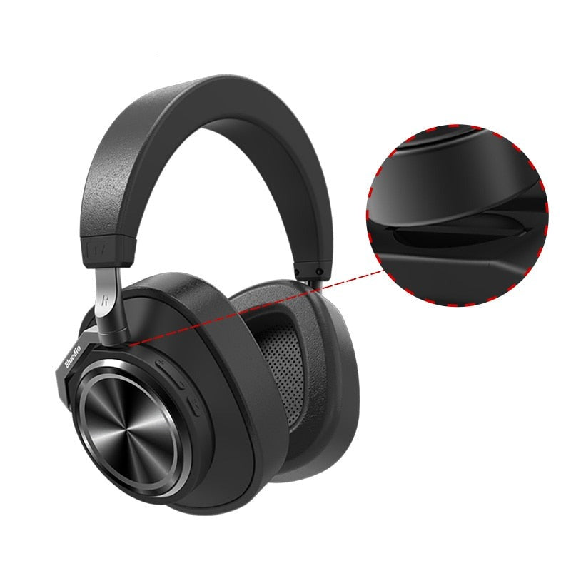 Bluedio T7 Wireless Bluetooth Headphones with ANC, face recognition and titanium diaphragmTitanium diaphragm Bluetooth Headphones with ANC & face recognition