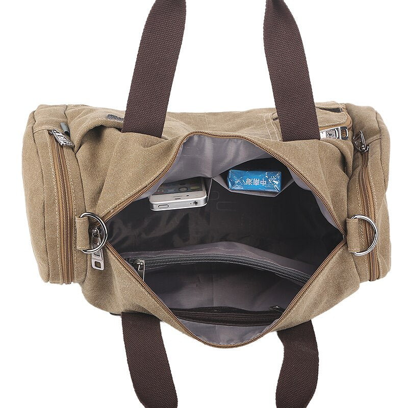 Man Canvas Messenger Bags Duffle Shoulder Bag gym bags