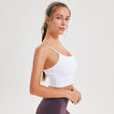 Solid Cami Sports Vest for women | Crop Top Yoga Tank Top | yoga tee