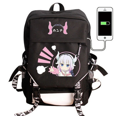 Japan Anime USB Charging Laptop Backpack  backpack Bag