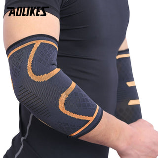 1 Pair  Breathable Elastic Elbow Pads and Support 