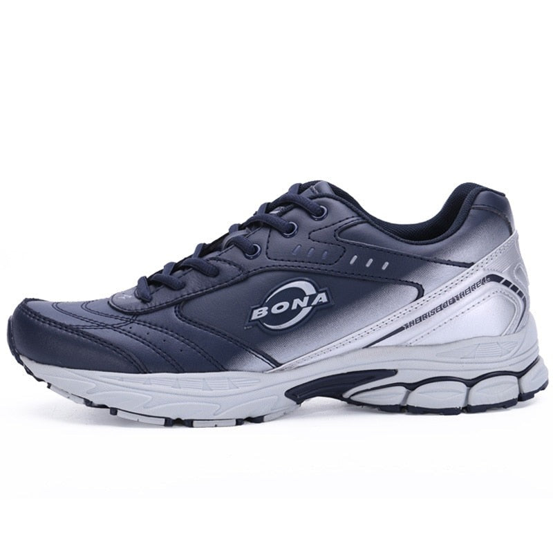 Acheter deep-blue-white Bona Running &amp; Outdoor Walking Sport Shoes for Men and Women