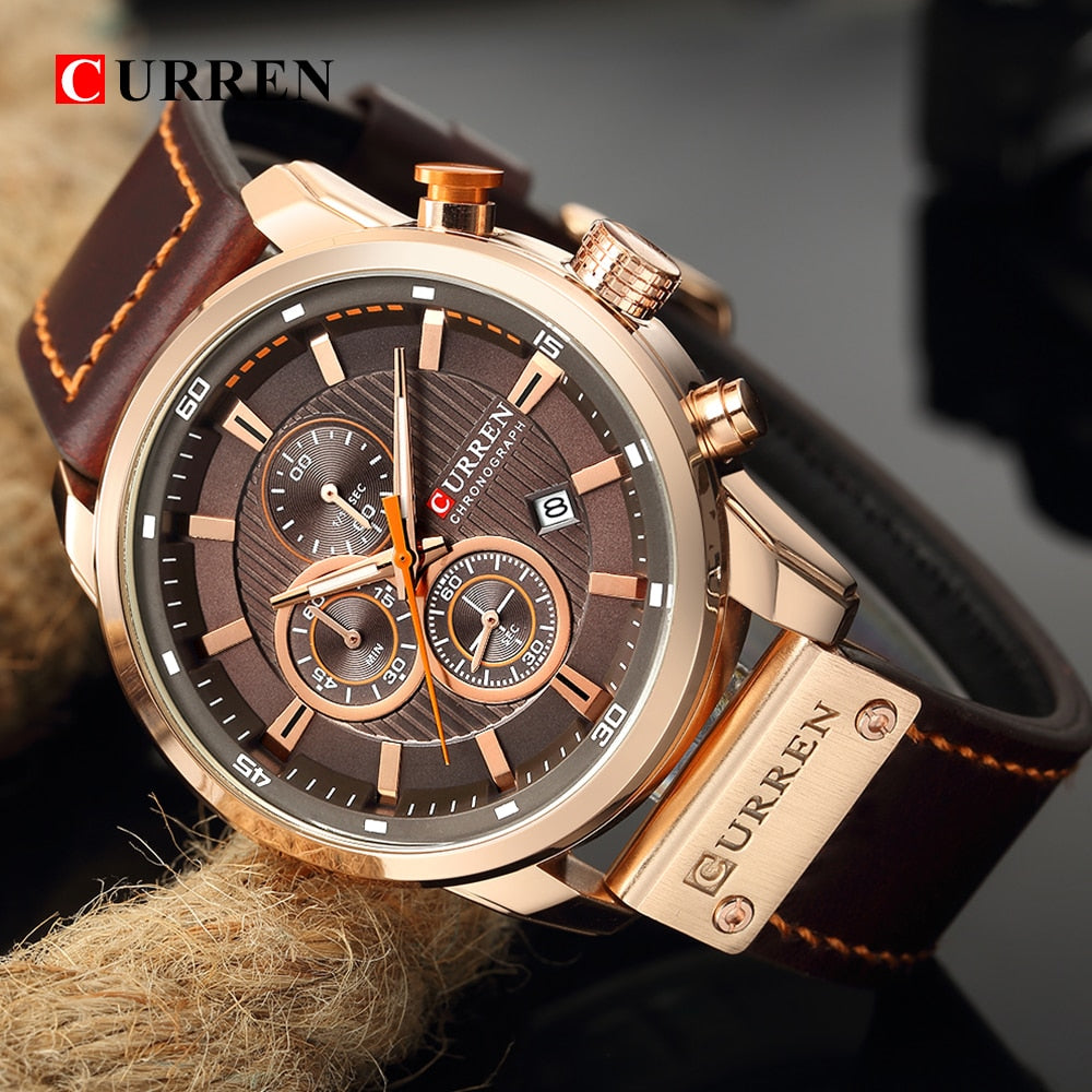 CURREN Fashion Date Quartz Men Watches Top Brand Luxury watch