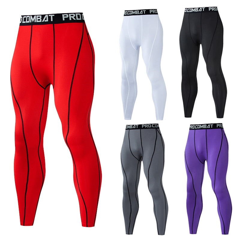 Men Compression Sport Tights Leggings for Running, Yoga and outdoor Sports