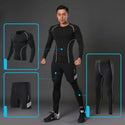 3pcs Set Compression suit for men | Compression legging for running3pcs Set Compression suit for men | Compression legging for running