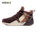 ONEMIX Waterproof Leather and Wool lining Running Boots For Men & Women