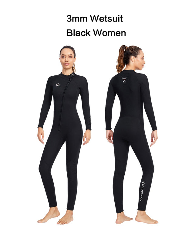 Premium 3MM One-Piece thermal Neoprene Wetsuit for Men and Women