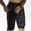 2 in 1 Training Shorts for Men double layer shorts  camouflage