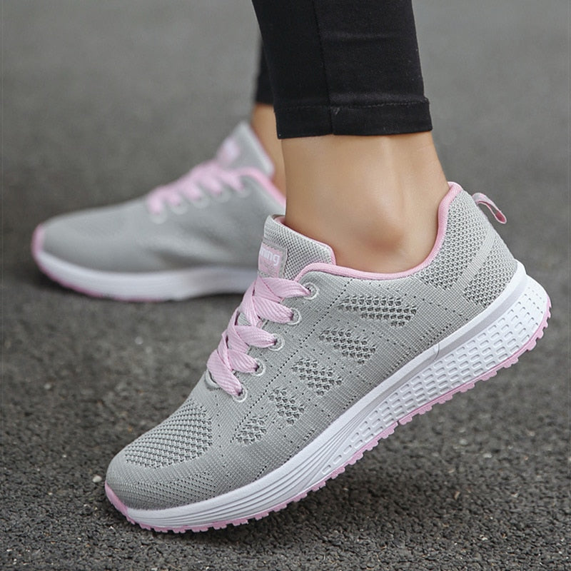 Sports Shoes Women Breathable Sneakers Women White Shoes For Basket Femme Ultralight Woman Vulcanize Shoes Couple Casual Sneaker-7