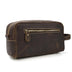 Genuine Leather Clutch Make Up & Toiletry gym Bags 