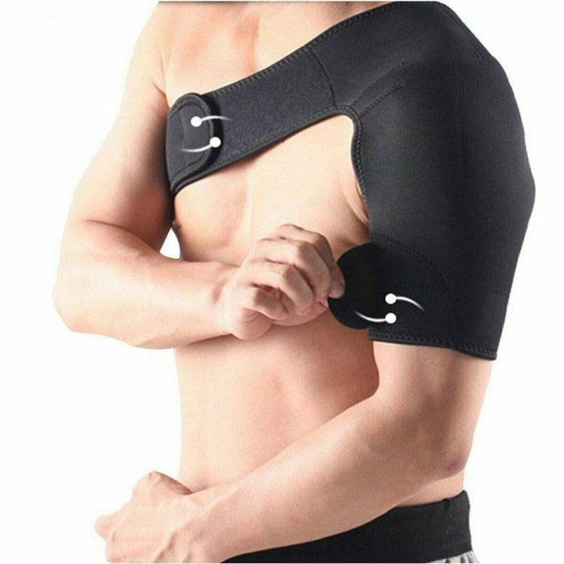 Adjustable Shoulder padded Brace for Men and Women with Back Brace, Shoulder Guard 