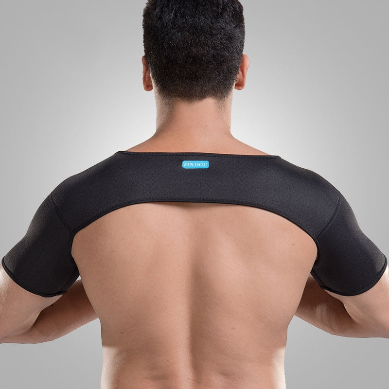 Double Shoulder Straps padded and breathable material for sports support and injury recovery