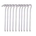10pcsset 18cm Aluminum Alloy Tent Pegs With Hooks camping hooks 