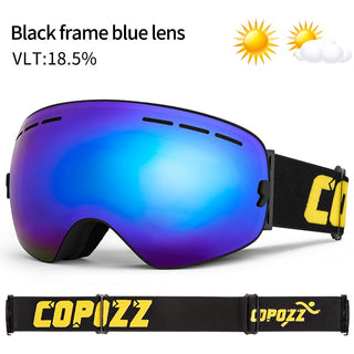 Compra blue-goggles2-only COPOZZ Professional Ski Goggles with Double Layers Anti-fog UV400