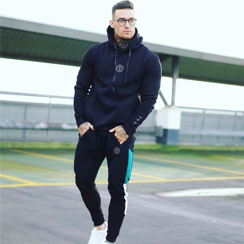Track suit for men | hooded Track suit Running Cotton sports track sui