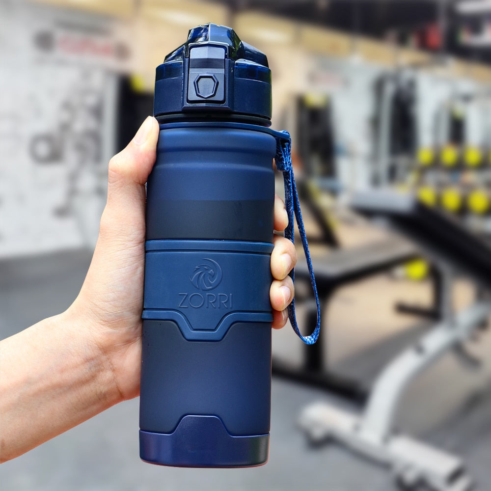 Buy drak-blue ZORRI Bottle For Water &amp; Protein Shaker