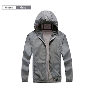 Compra unisex-gray Camping, Hiking or jogging Waterproof Jacket for Men &amp; Women With Pocket